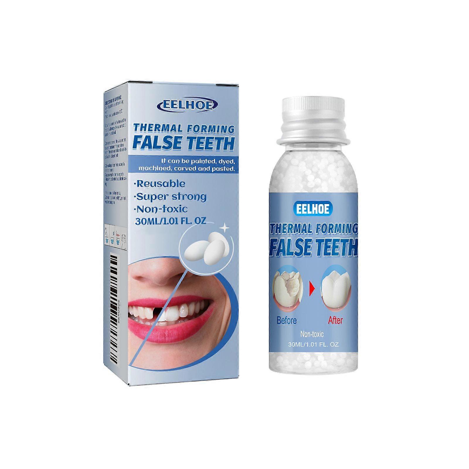 1-5Pcs Temporary Tooth Repair Kit – Thermal Forming False Teeth Granules for Missing & Broken Teeth