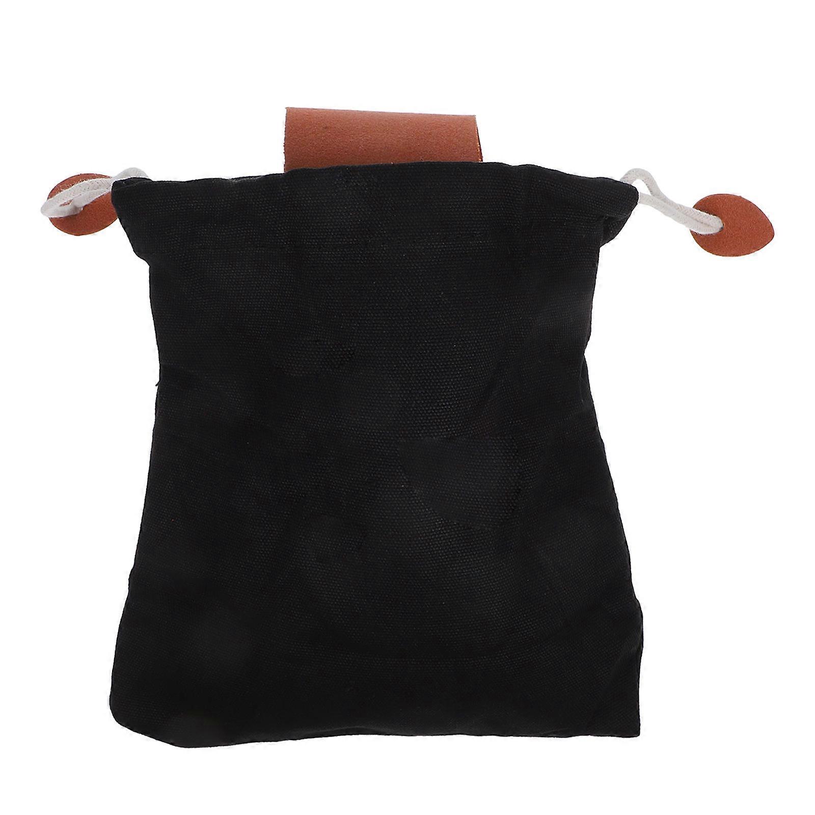 Gardening Foraging Pouch Black Bag Storage Rectangular 1Pack