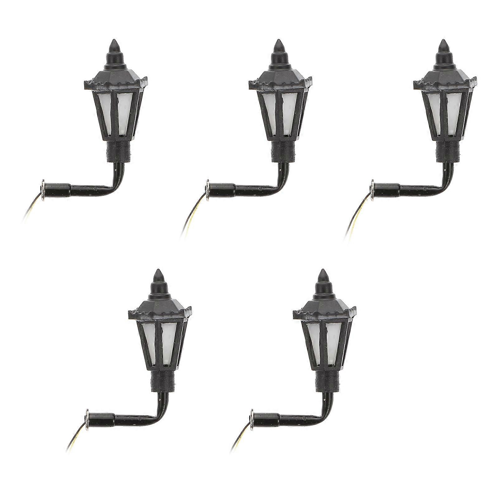 Simulation Lamp Sand Table Model Lights for Decoration 15Pcs Set