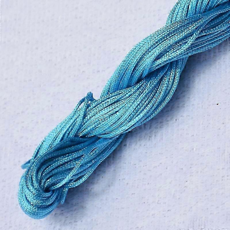 Home Party Supplies Chinese Knot Braided String DIY Macrame Cord 20m High Quality Tassels 1.0mm Beading String Bracelet Nylon Cord Thread Popular 2025