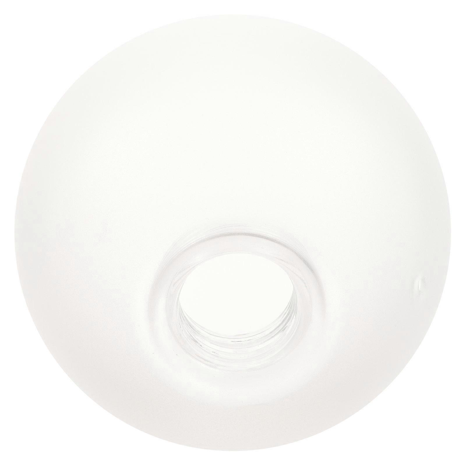 2Pcs Glass Globe Lamp Shade Replacement for Pendant Lights in White