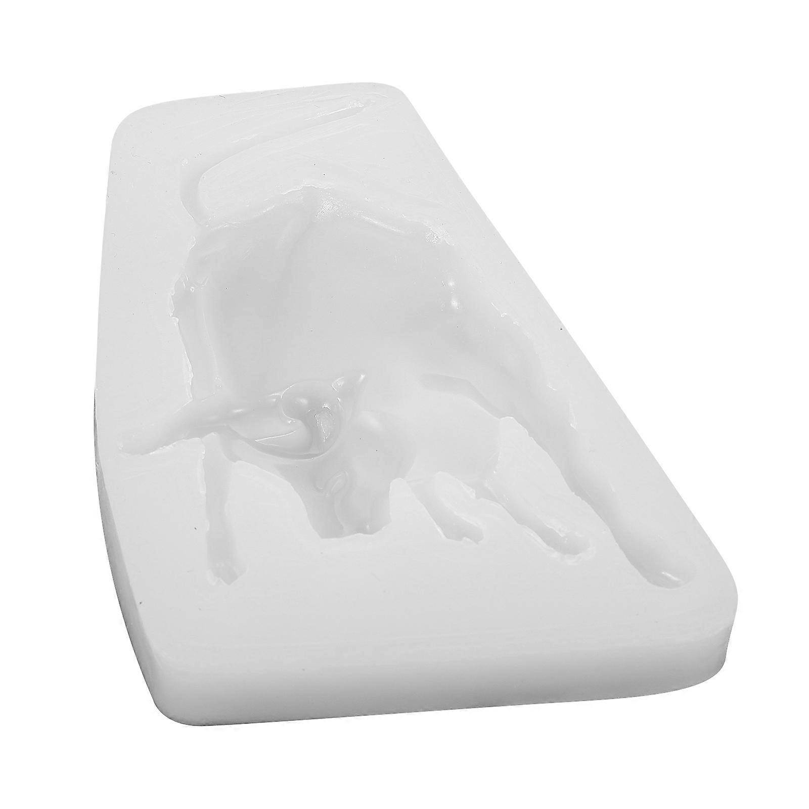 Bull Shape Baking Mold Silicone DIY Baking Tool For Professional Cake Shop Use 1Set