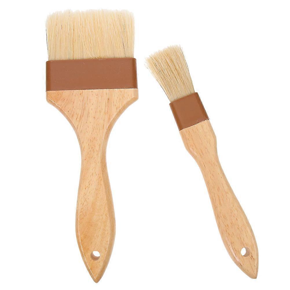 Basting Brush 4 Pcs Barbecue Cooking Brushes Outdoor Use Certified Ergonomic Handle Rectangular Shape