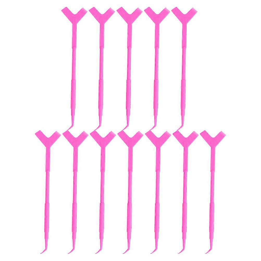 Eyelash Lash Lift Tool for Lash 12Pcs Brush Comb in Rosy