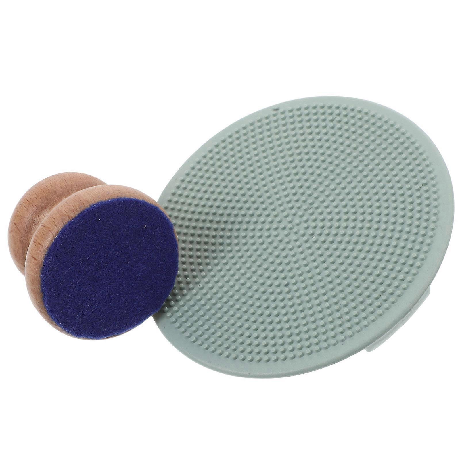 Wooden Mushroom Roller Set 3 Sets For Students Art Studio Artistic Printing Accessories Assorted Color