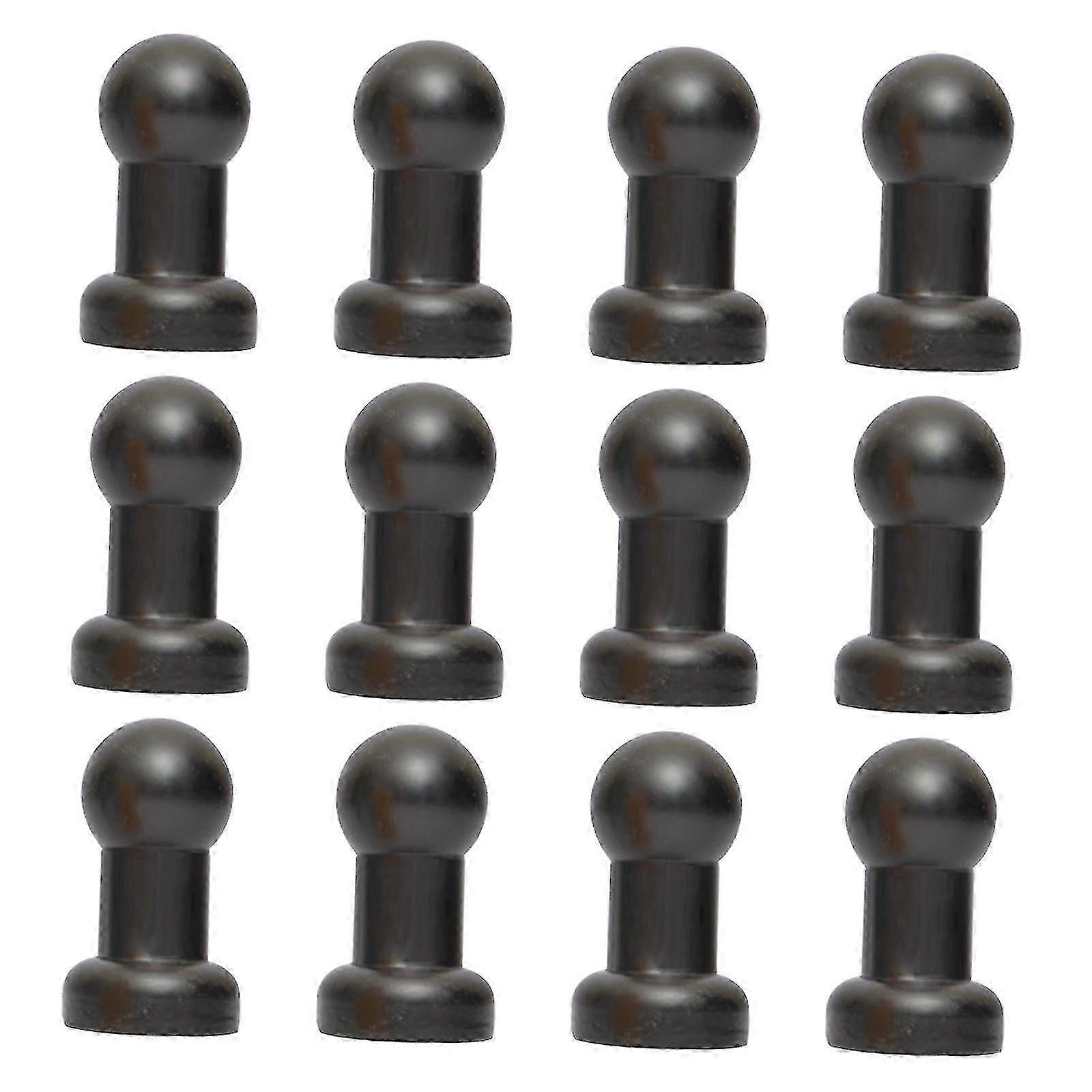 12 Pieces Trampoline Enclosure Pole Caps Protective Trampoline Pole End Caps-Yvan