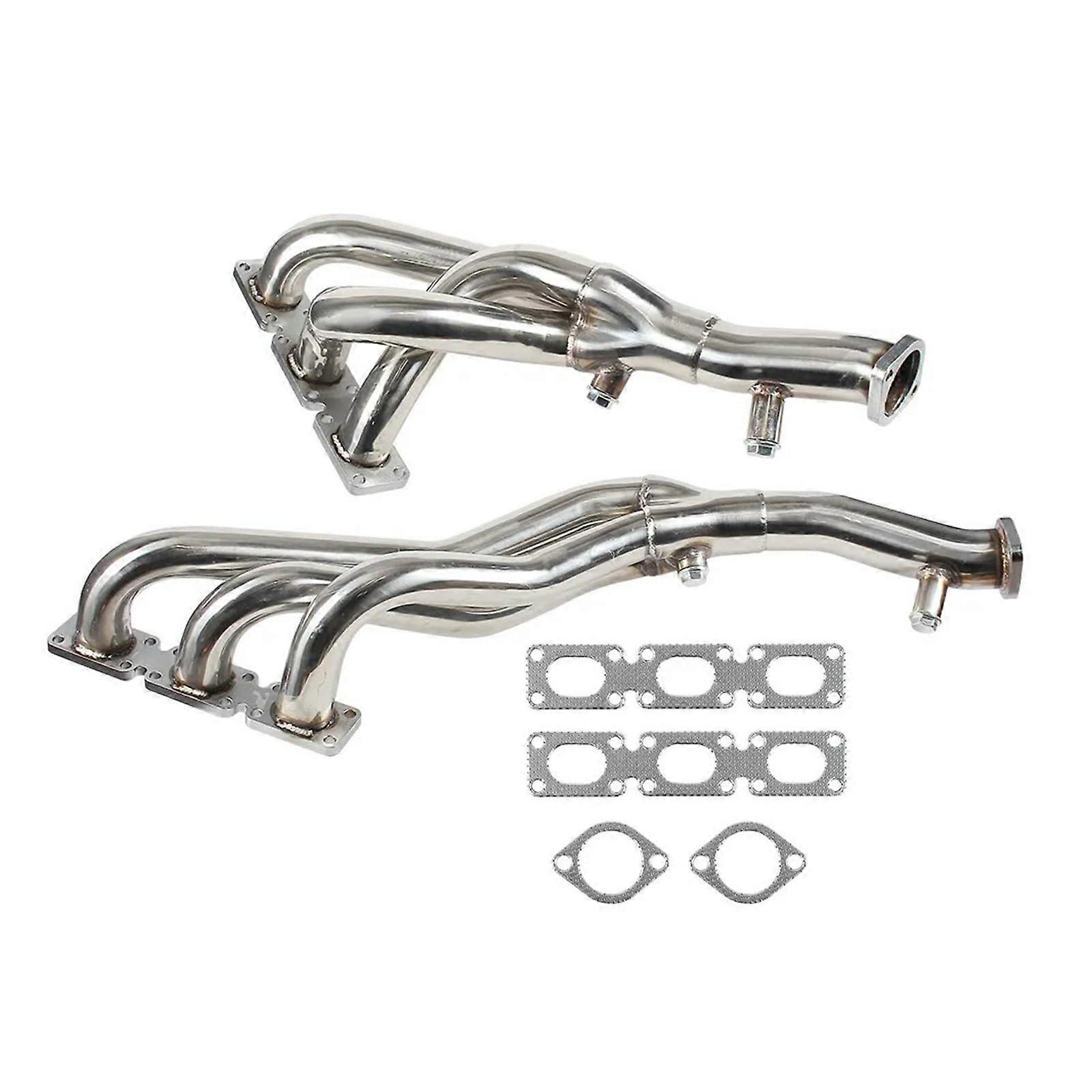 Exhaust Headers Manifold For B*W E46 E39 Z3 2.5L 2.8L 3.0L L6 Engines Stainless Steel Silver