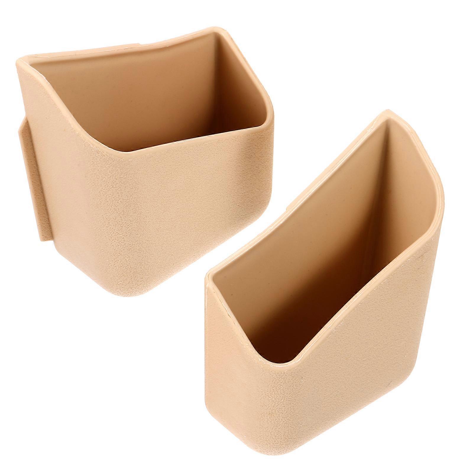 Adhesive Car Storage Container For In-car Use Rectangular Shape 8.50X7.50X3.50CM For Car Owners 6Pcs