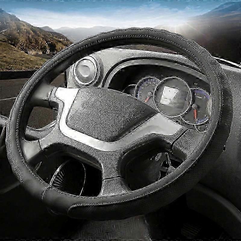 Leder-LKW-Lenkradabdeckung