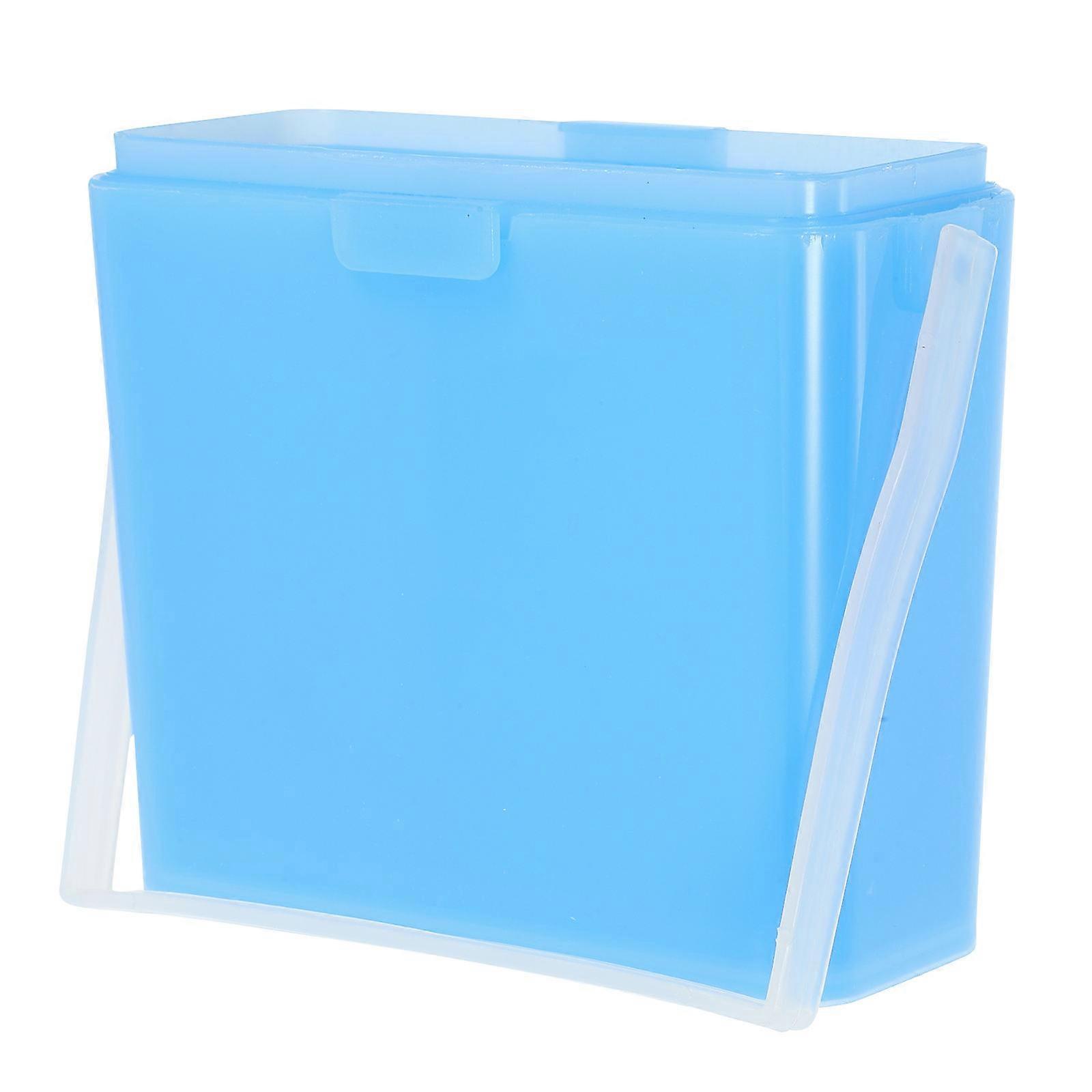 Portable Paint Brush Container For Decorative Painters 5.31X4.52X3.54in Rectangular Brush Cleaning 2Pcs