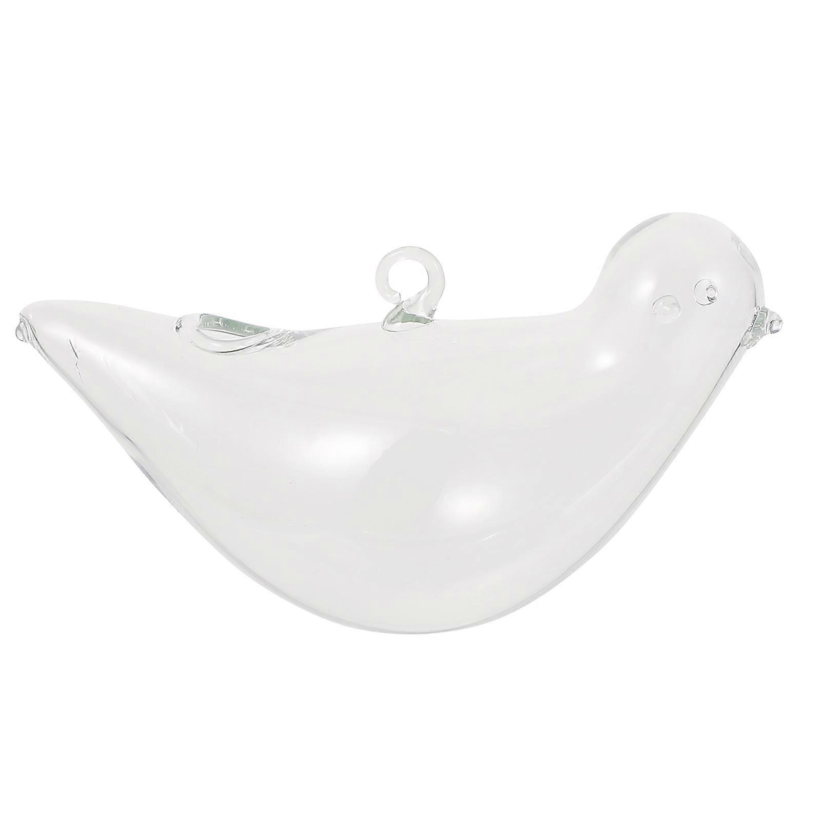 Hydroponic Vase for Hanging Flower Holder 2Pcs Transparent