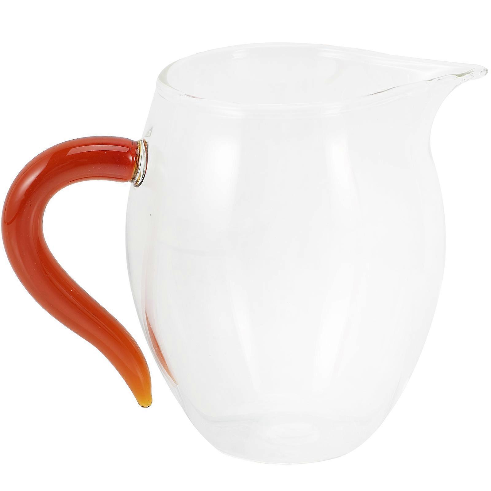 3Pcs Glass Tea Cups for Tea Dispensing with Side Handle Use