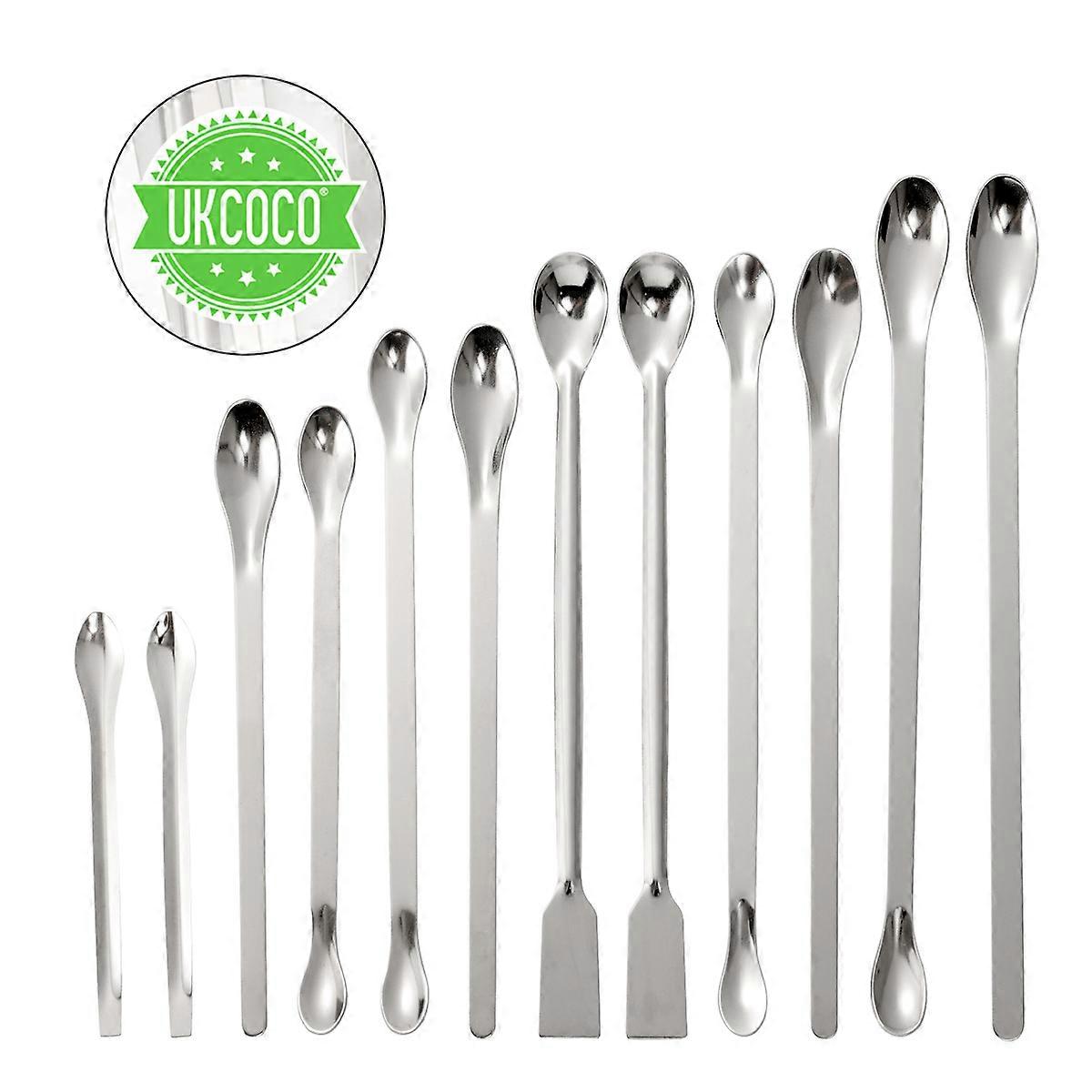 Laboratory Measuring Spoon Rust Resistant Lead Free Professionals Home Users 12Pcs