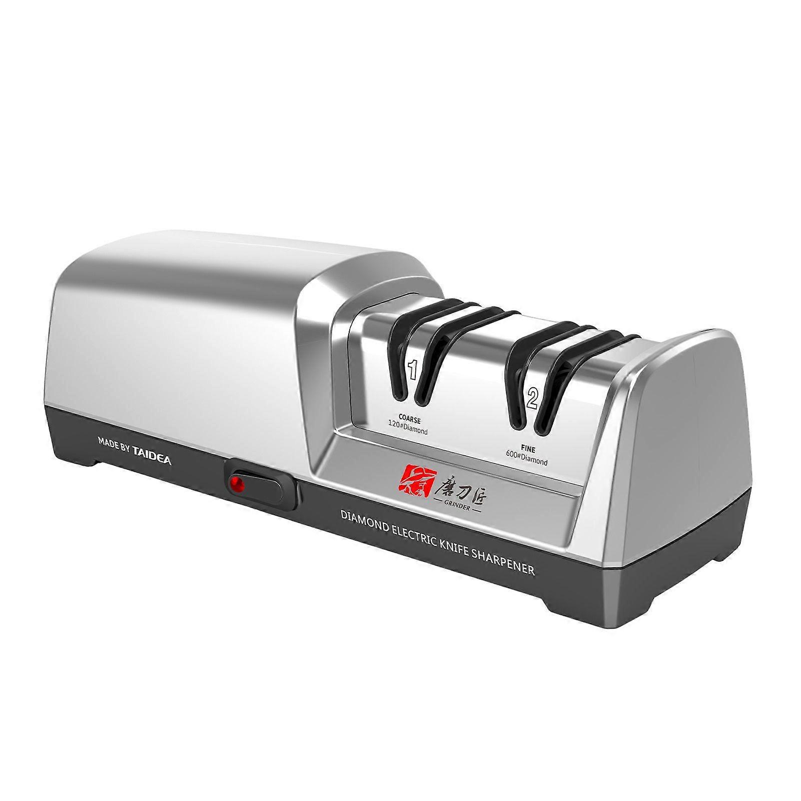 Electric Knife Sharpener 15 Degrees Knife Sharpener for Kitchen Knives with Quick Sharpening and Polishing Function