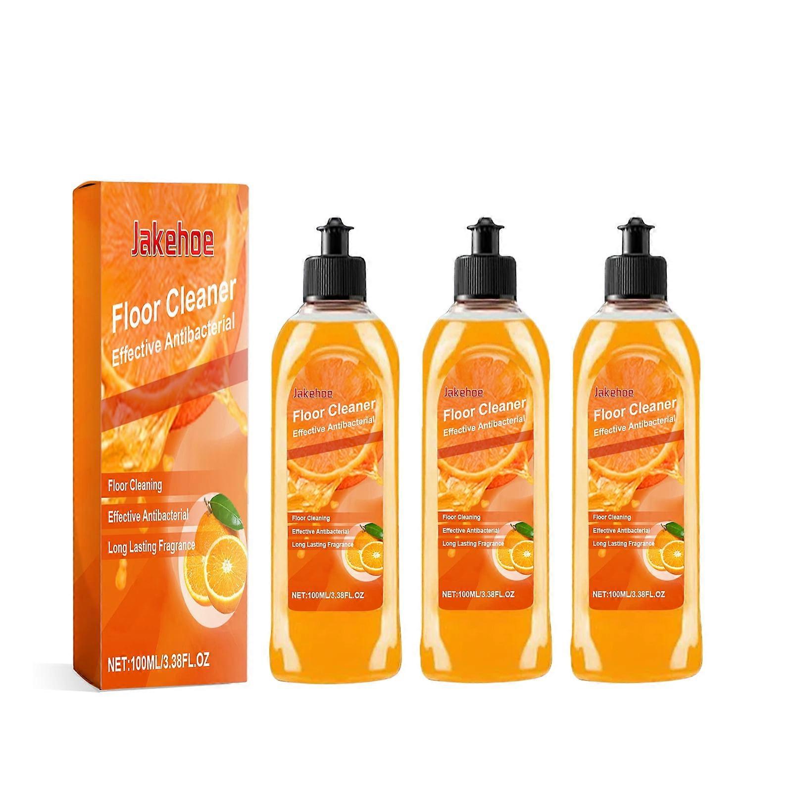 2024 New Powerful Multi-purpose Floor Cleaner, Orange Scent, 100ml, Compatible with Ceramic Tile & Wood Floors