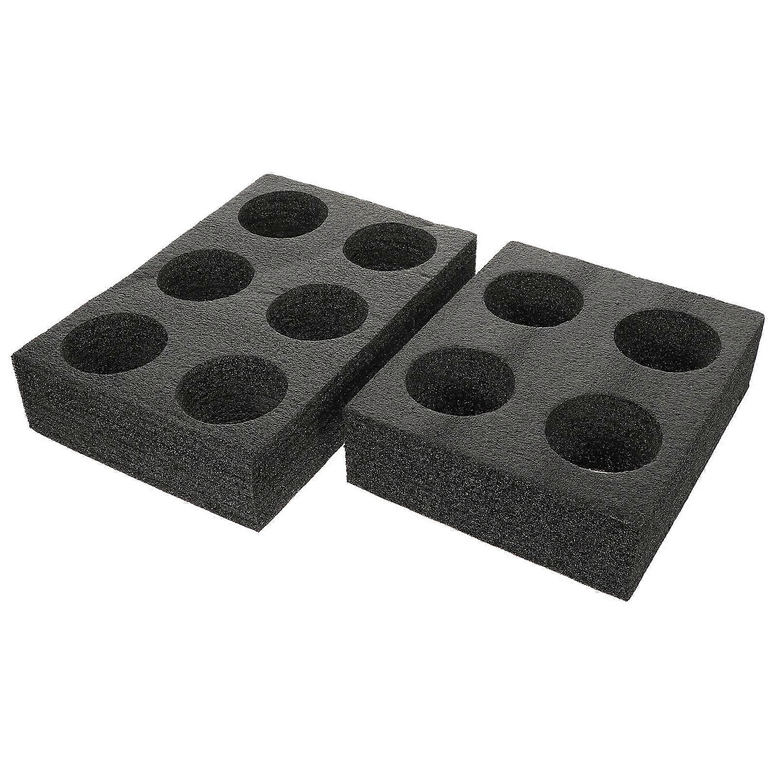 Cup Fixing Holder 2Pcs Foam Trays For Fast Service Restaurants Suitable For Beverage Containers