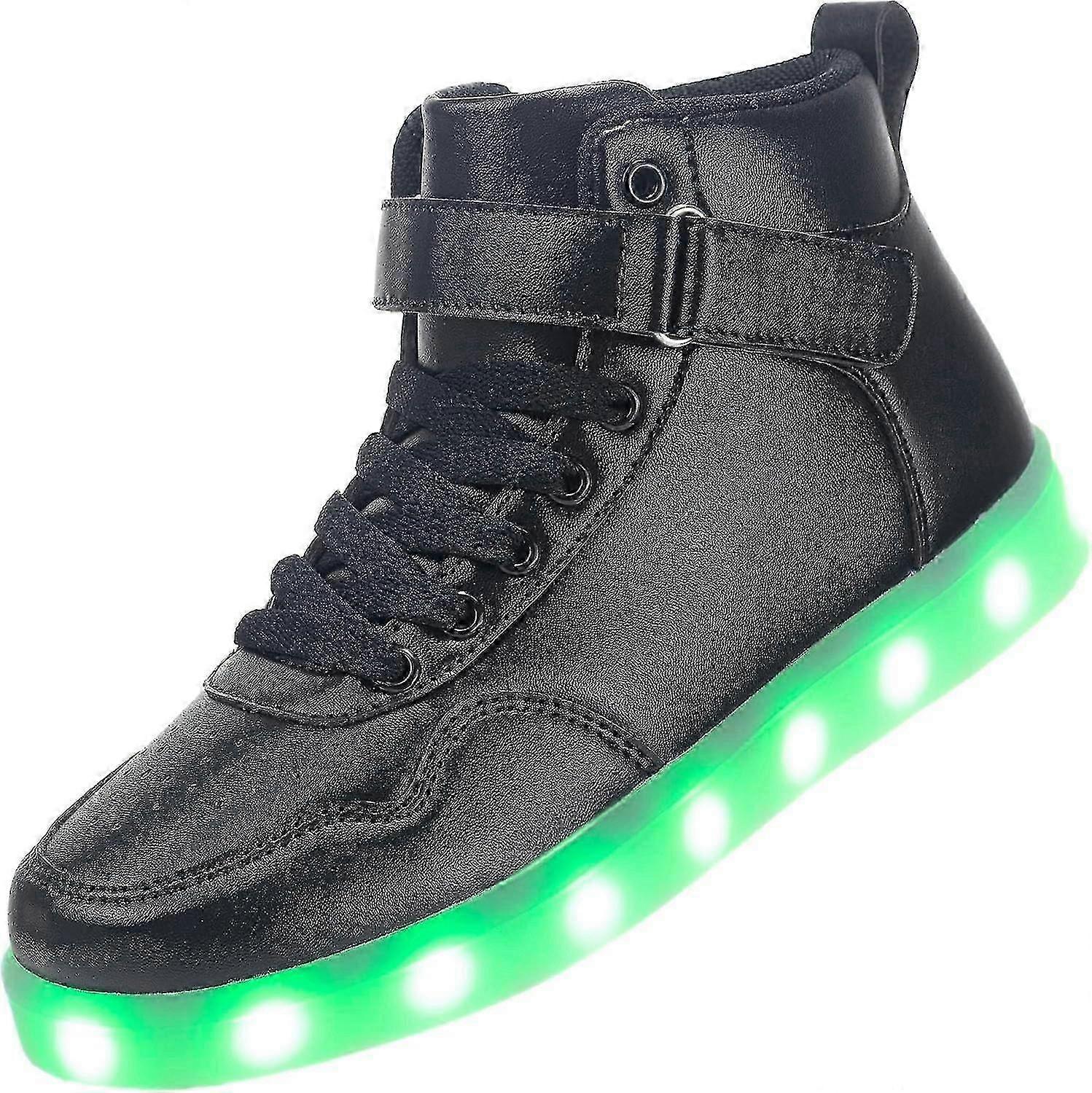 Dětské LED vysoké boty s USB nabíjením