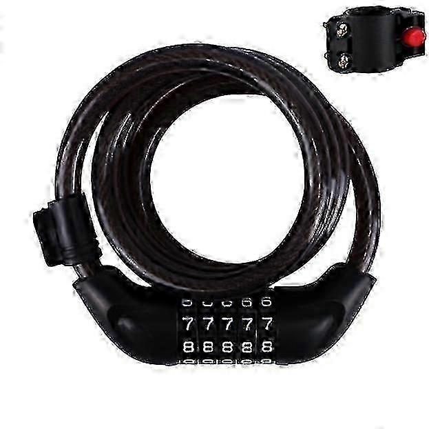 Children's Security Bicycle Lock, Colourful Combination Lock