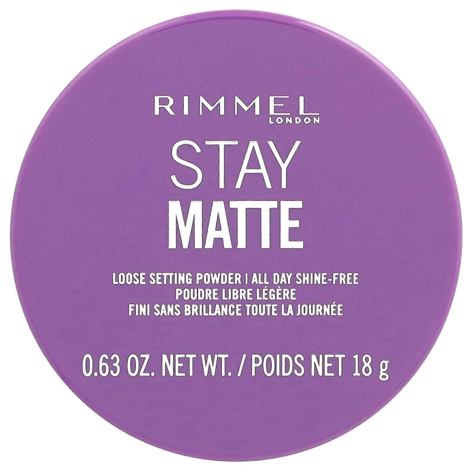 Stay Matte, Loose Setting Powder, 001 Transparent, 0.63 oz (18 g)