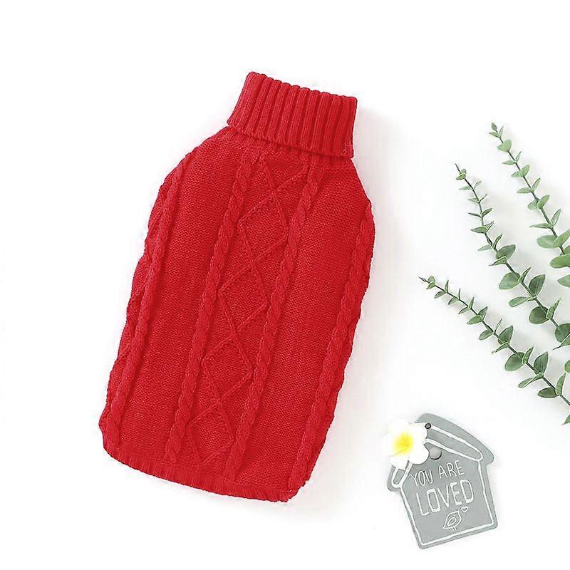 unbrand Dog Jumper Large Turtleneck Puppy Jumper Knitted Dog Jumpers for Small Medium Dogs and Cats