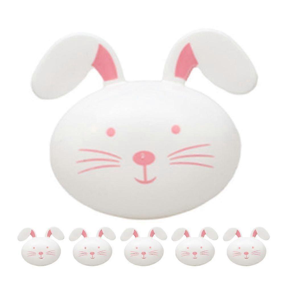 6Pcs Easter Openable Egg Raffle Balls Bunny Modeling Raffle Eggs Party Game Lottery Balls