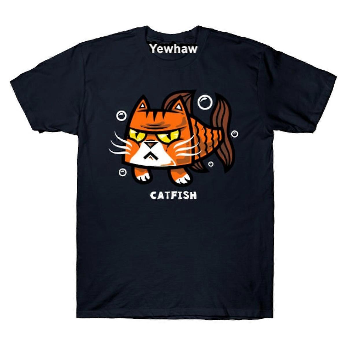 T-shirt poisson-chat
