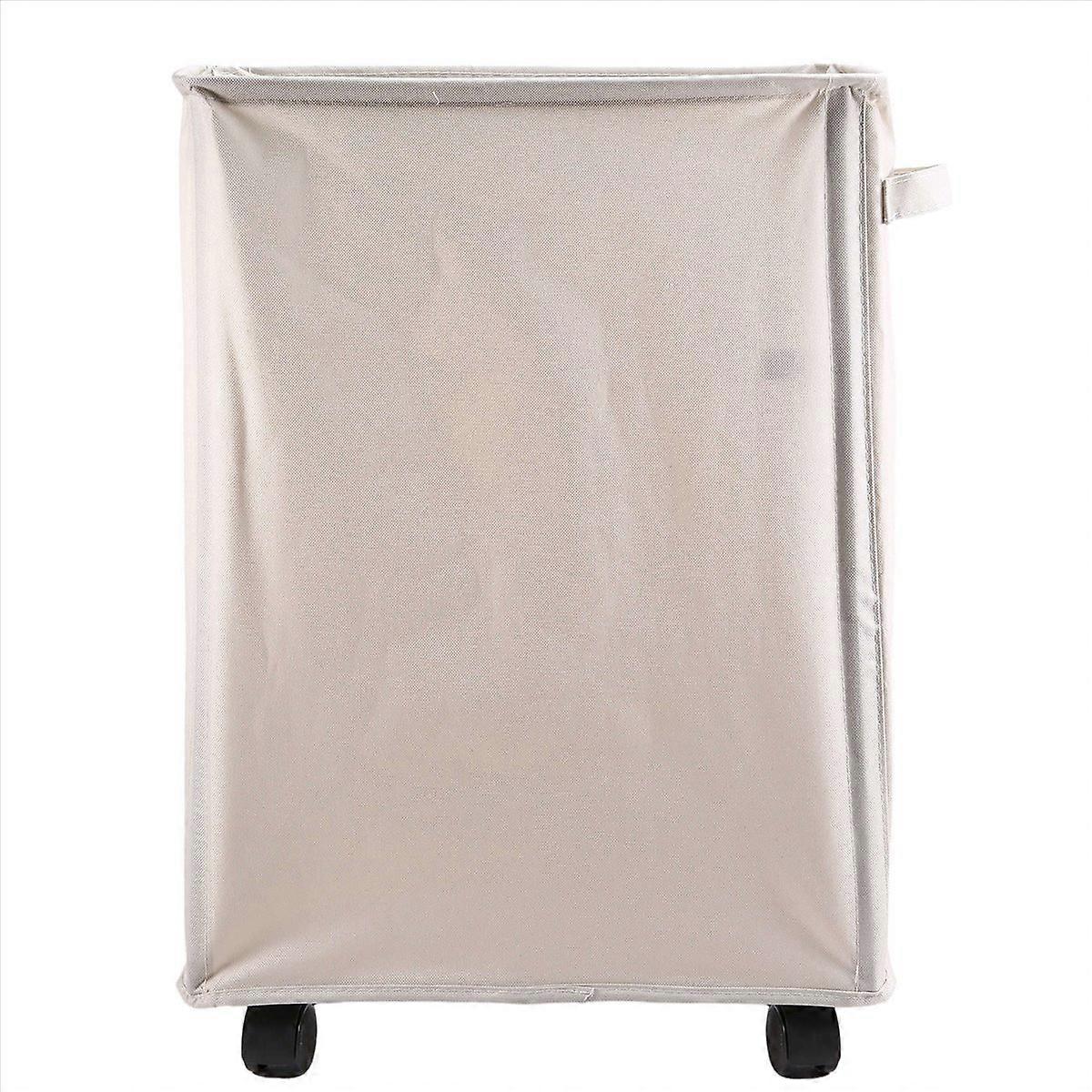 Laundry Basket with Wheels Yoga Mat Storage Basket Multifunctional