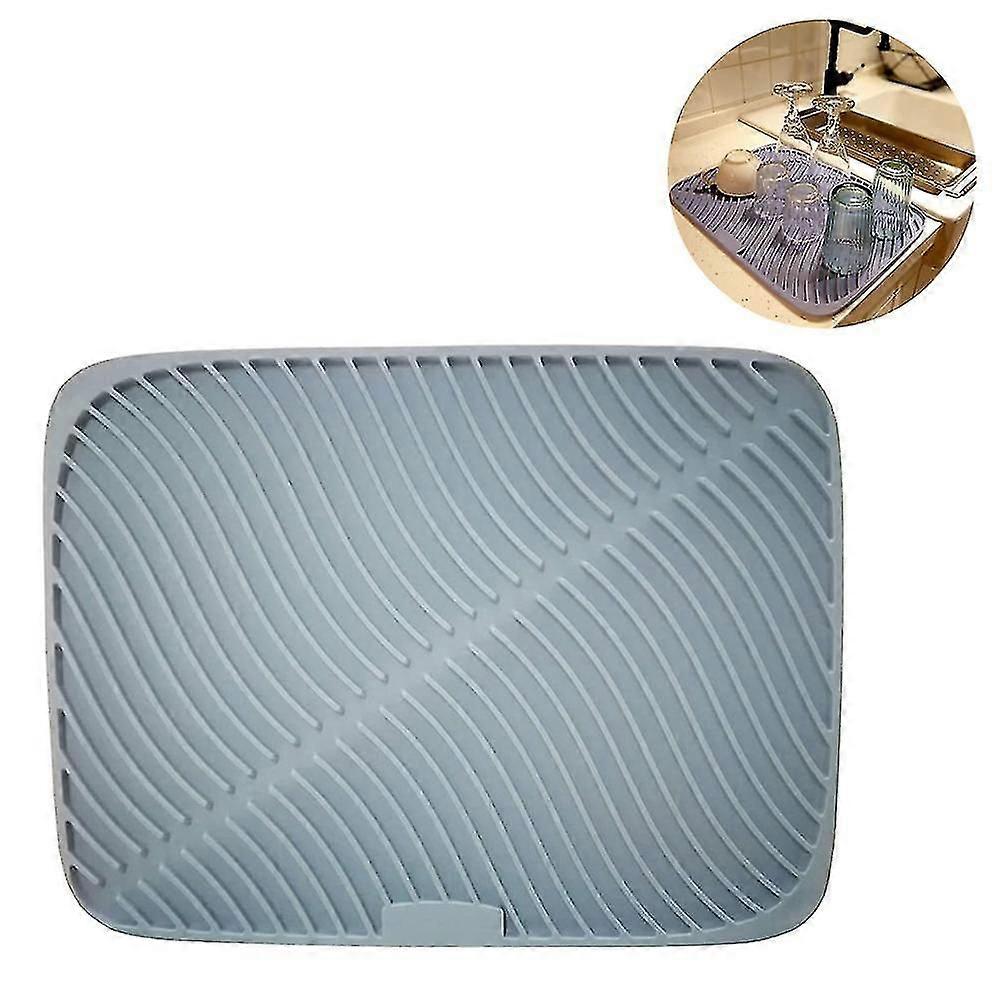 Kitchen Draining Board Sink,silicone Storage Mat Dish Drainer For Dish