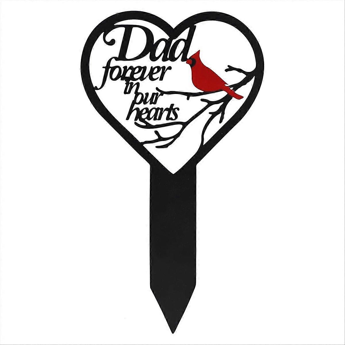 Αναμνηστικοί Τάφοι Δείκτες Καρδιά Αναμνηστική Πλάκα Πάσσαλος Β