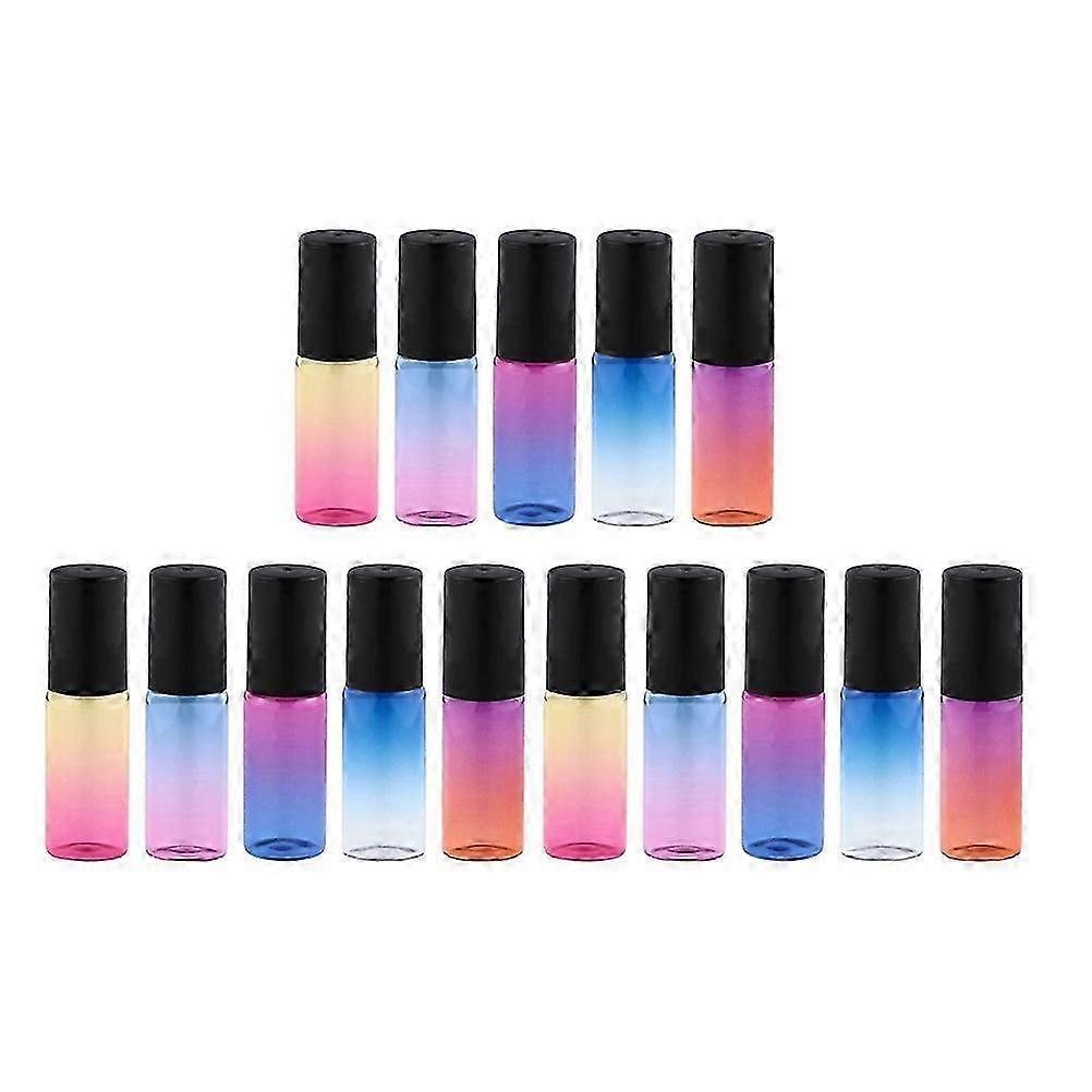 Glass Roller Bottles For Storage Oil 30pcs 5ml Roll-on Bottles Gradient