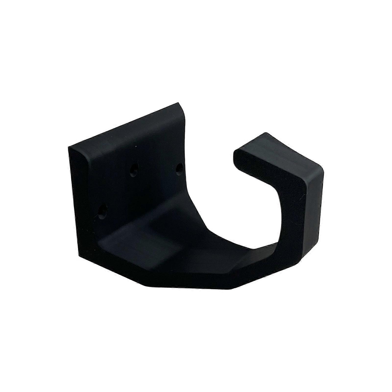 Fast Release Wall Mounted Cycle Rack Permanent Plastic Cycle Owner For Multiple Cycle Varieties Inside Storage  Black
