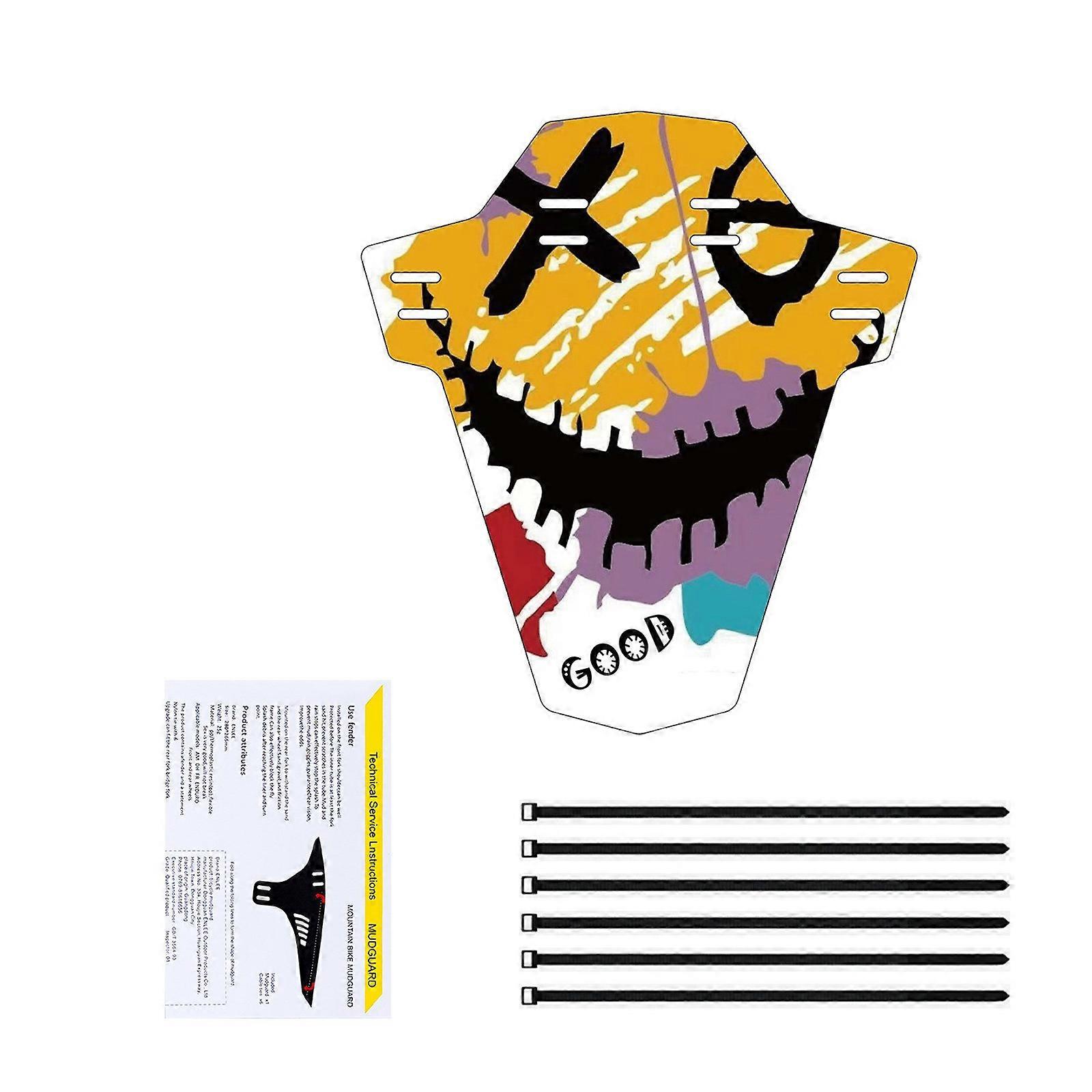 Portability Road Mountain Bike Mud Guards Extended Coverage Bike Mudguards for Various Weather Protecting Multicolor