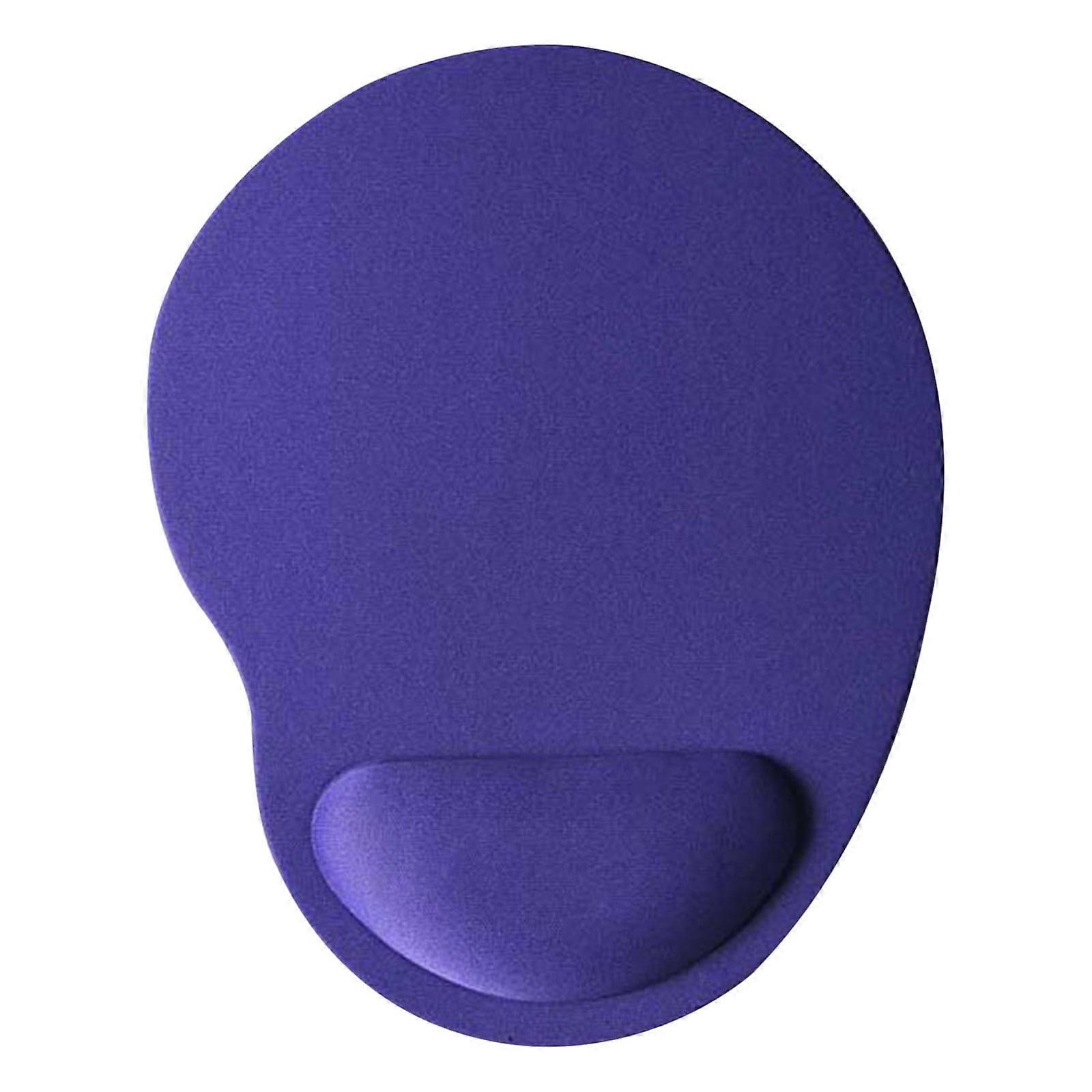 JunYeShi Mouse Pad with Wrist Support, Memory Foam Cushion, Non-Slip Rubber Base for Home Office & Laptop, Red