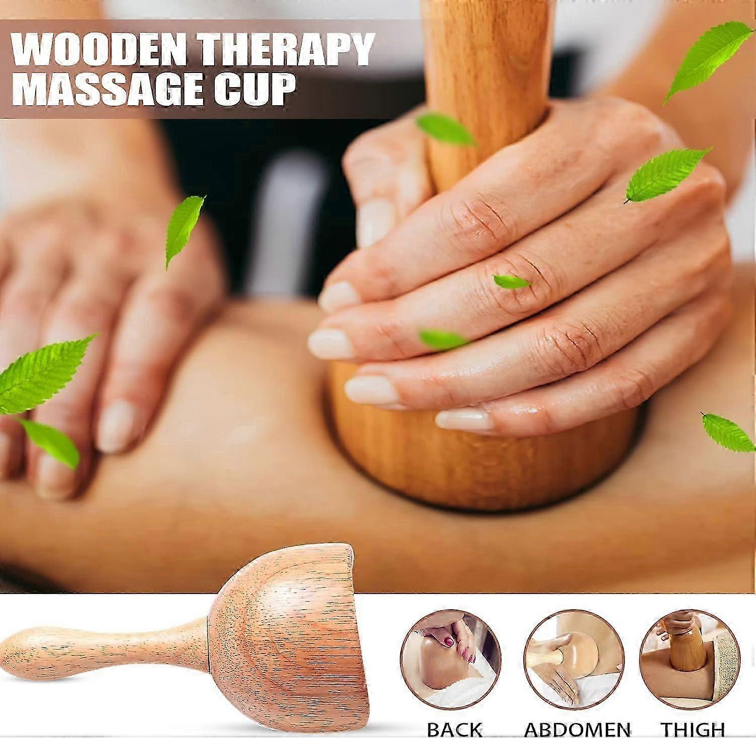 プロフェッショナルウッドセラピーマッサージツール3-in-1マデロテラピアキット木製マッサージャーリンパドレナージマッサージャー