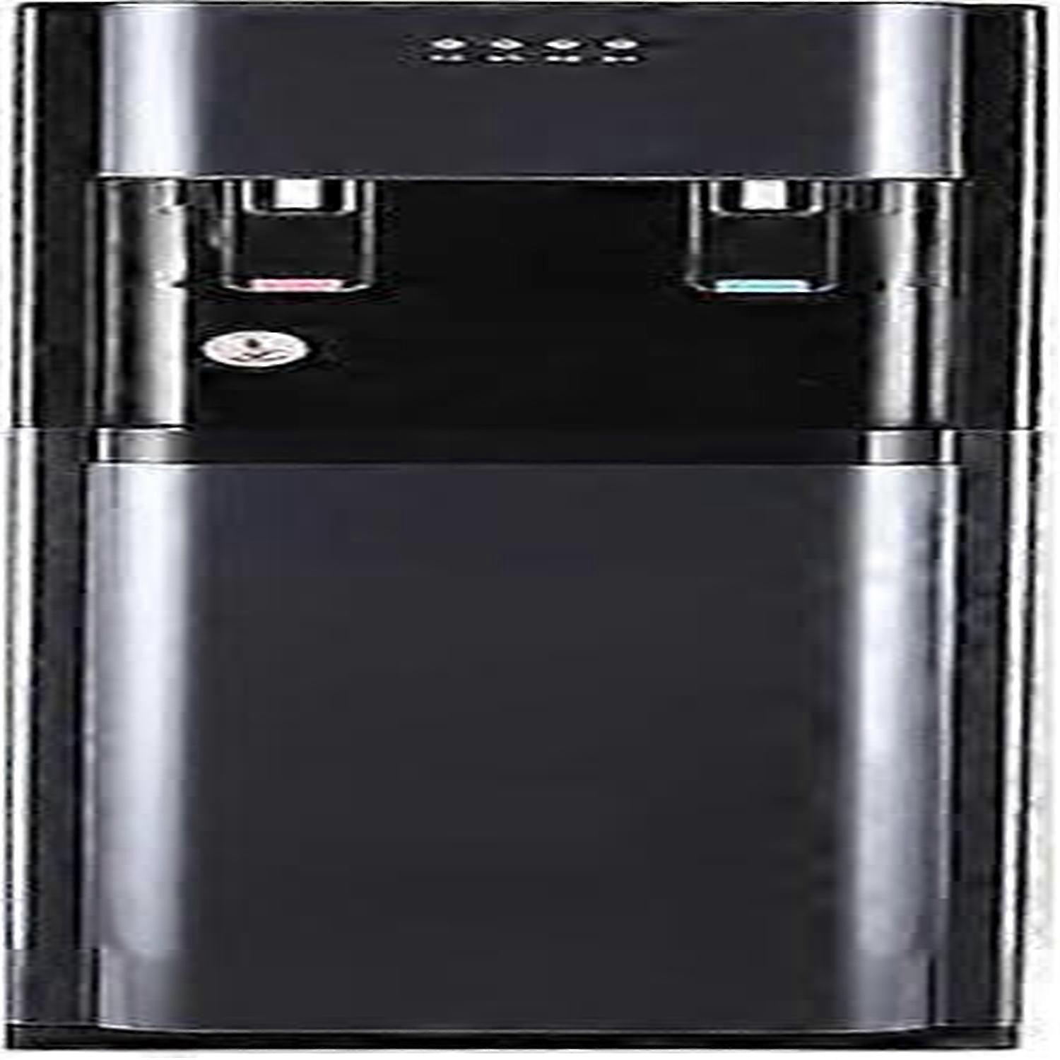 Water Dispenser With Hot And Cold Water, Bottom-Fill, Empty Bottle Indicator Light, Home Or Office Use, Blue-Gray