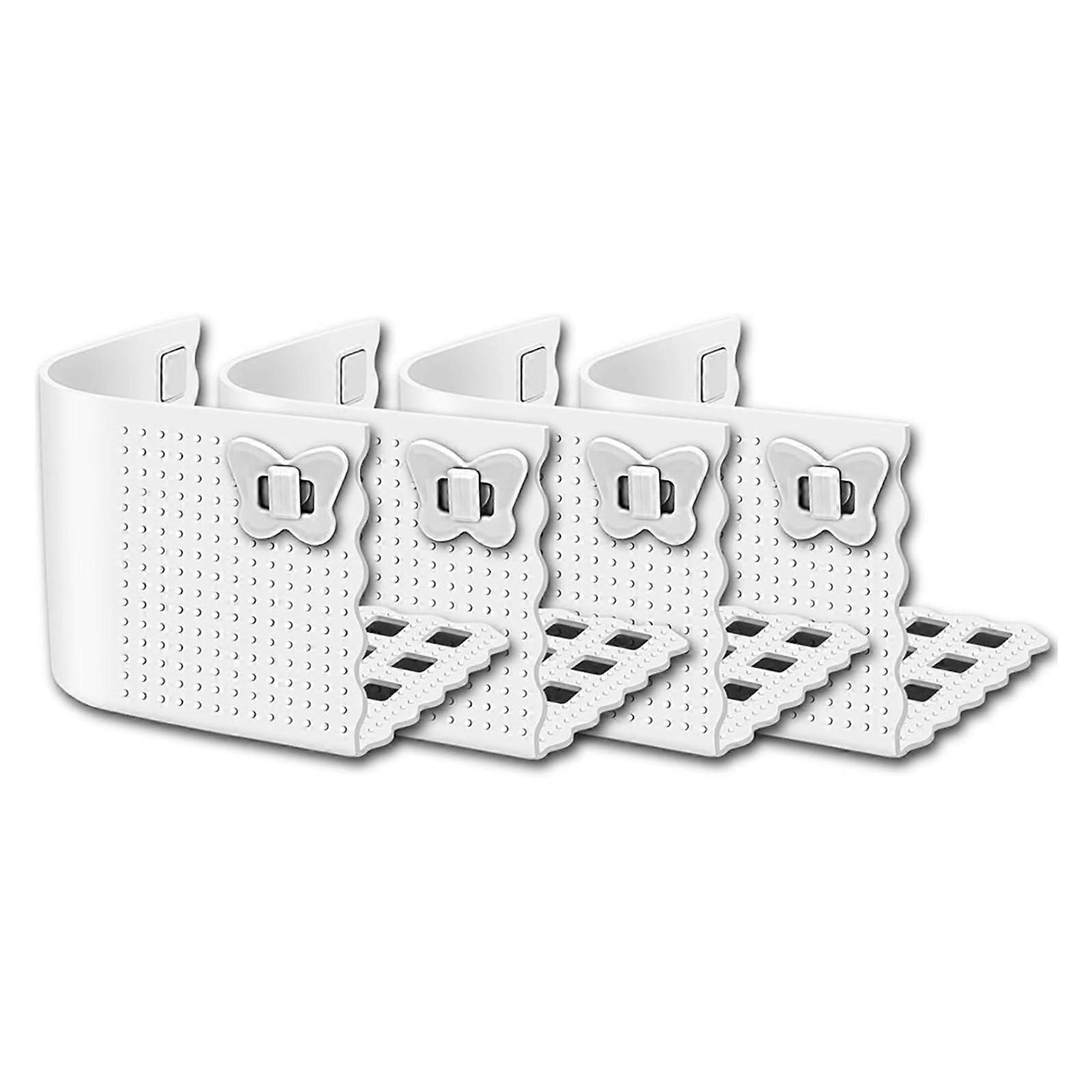 Bed Sheet Stabilizers Pinless Holders Invisible Design Transparent 4 Pieces Universal Fit For Most Beds