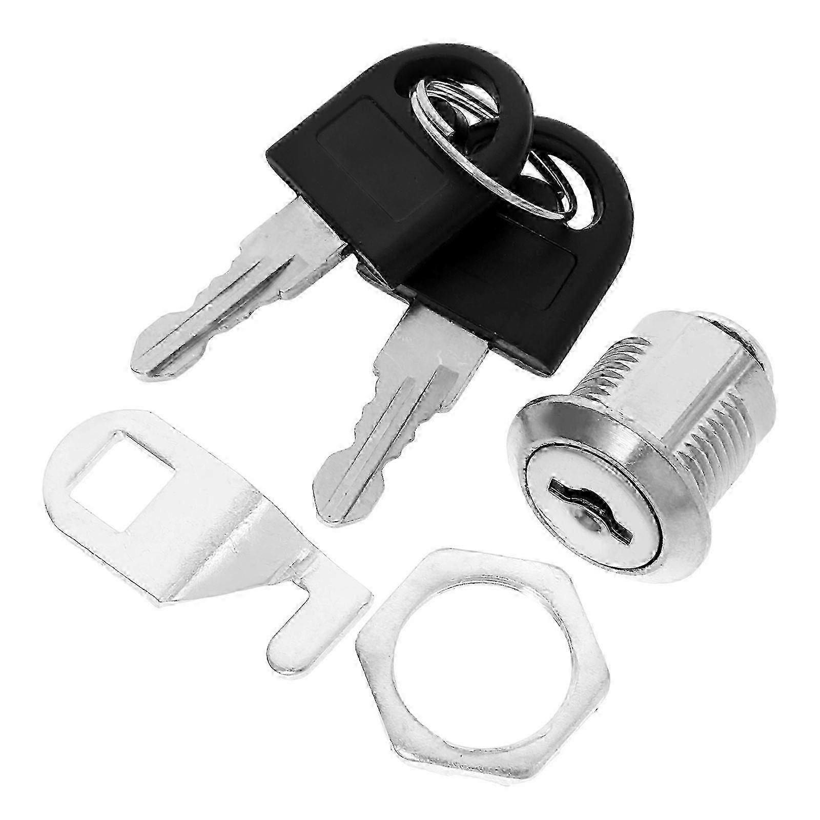 1 Set Commercial Toilet Paper Dispenser Lock with Keys for Paper Towel Supply Security Edition 1104