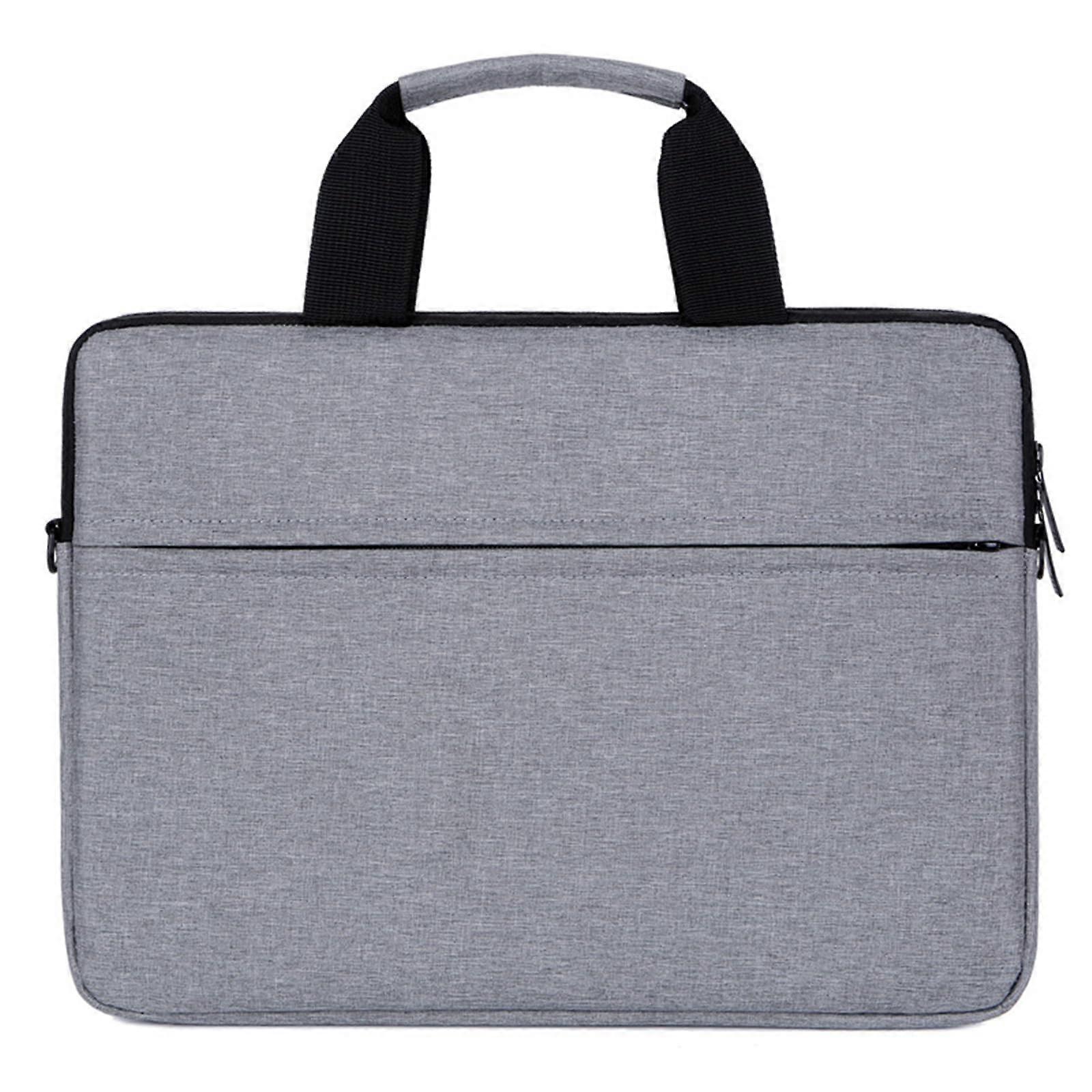 Notebook Carrying Bag For 13/14/15 Inch Laptops Protective Case Adjustable Shoulder Strap Business Travel Gray