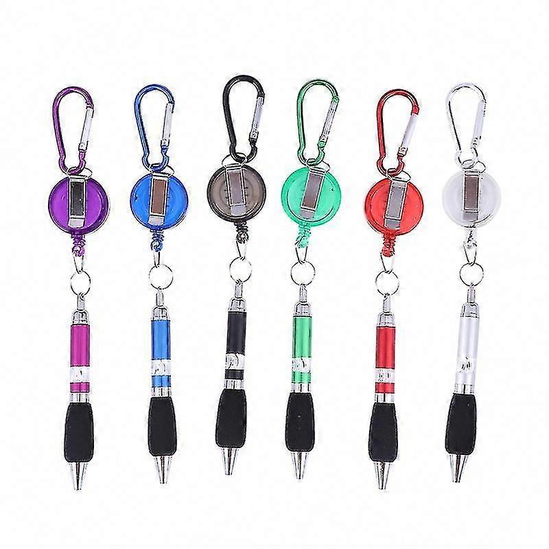 Retractable Badge Pen Set for ID Cards and Lanyards