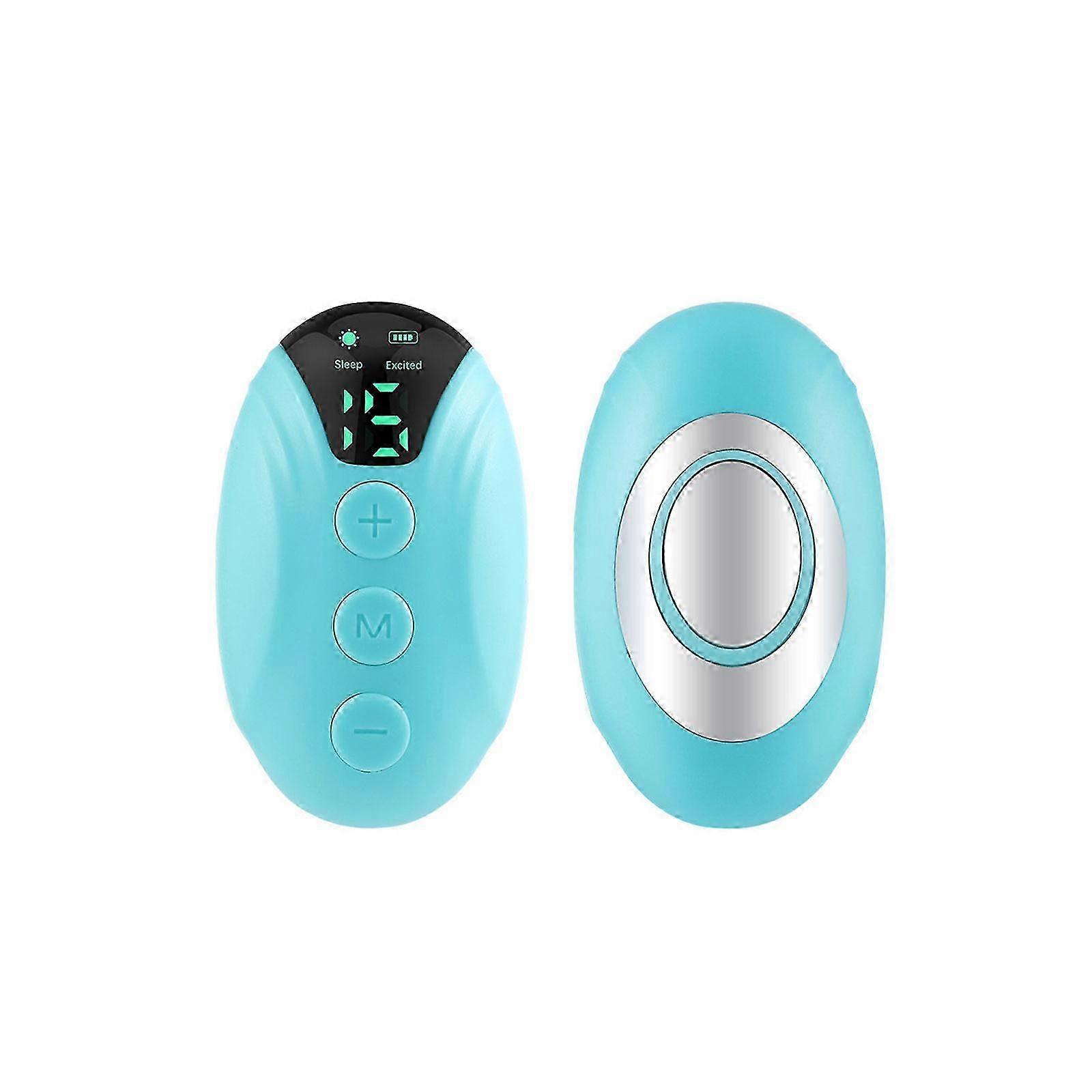 Handheld Sleep Aid Device, USB Charging Smart Sleep Instrument for Anxiety Relief, Blue