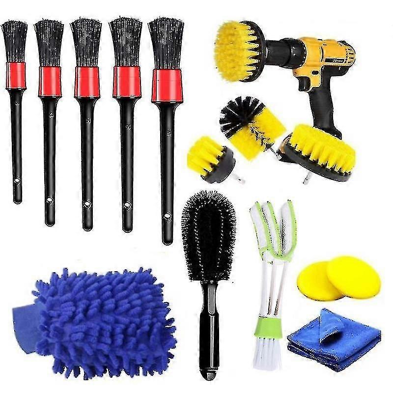 14-Piece Cleaning Brush Car Washing Combo Set