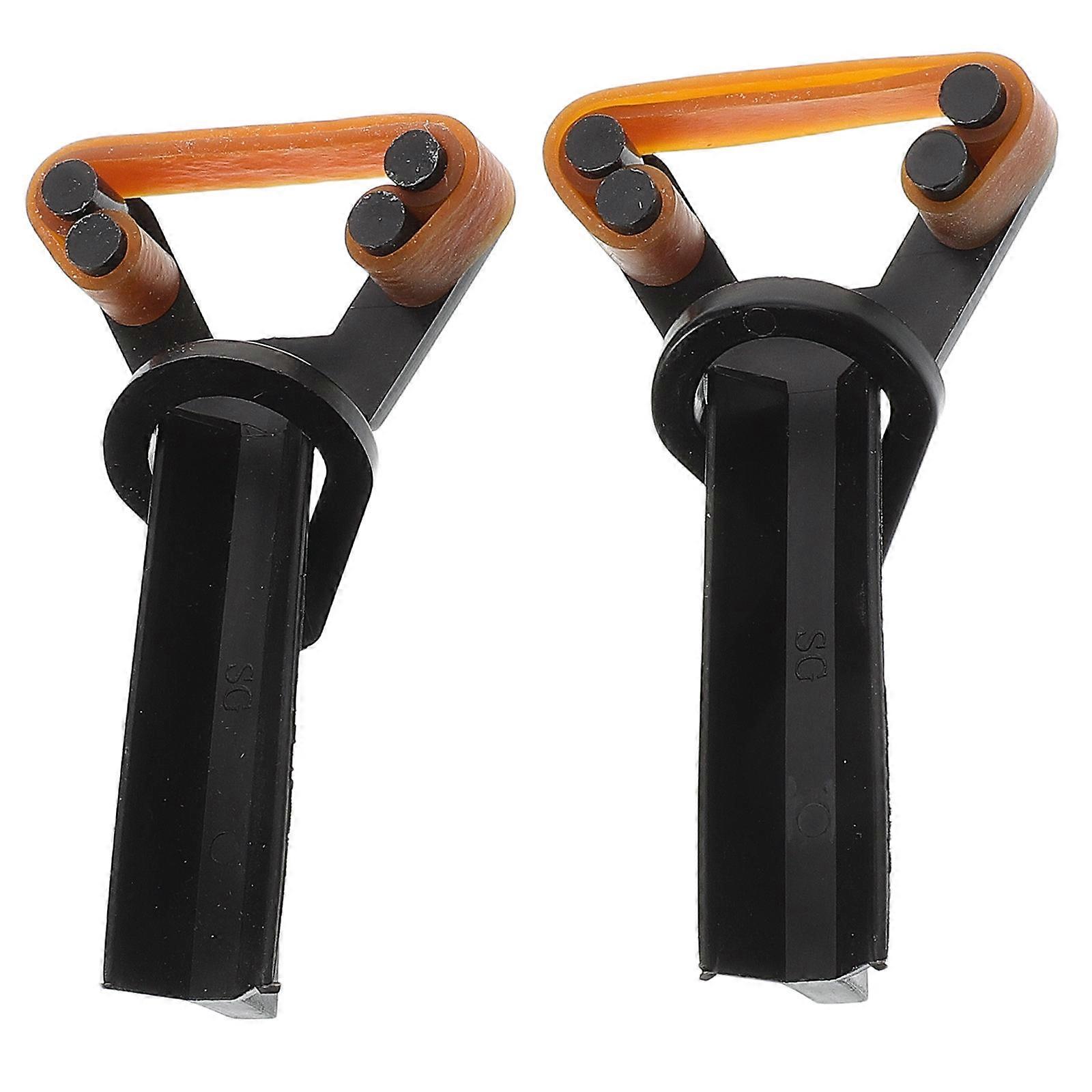 Portable Y-Shaped Pool Cue Tip Repair Tool for Home Use and Club Use with Efficient Tip Restoration 2Pcs