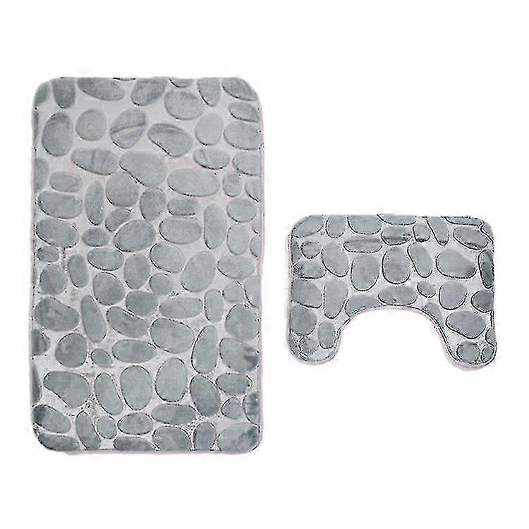 Bathroom Mats 2-piece Non-slip Washable