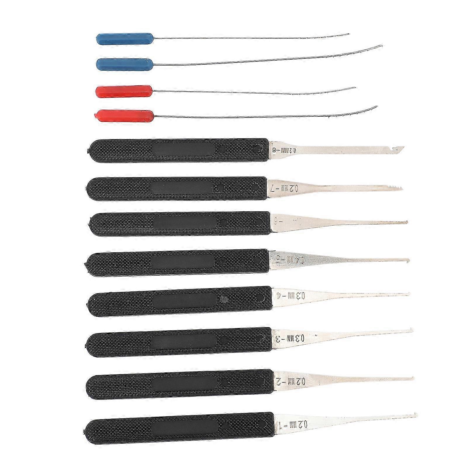 12Pcs Locksmith Tools for Broken Key Extraction 0.2mm Pick