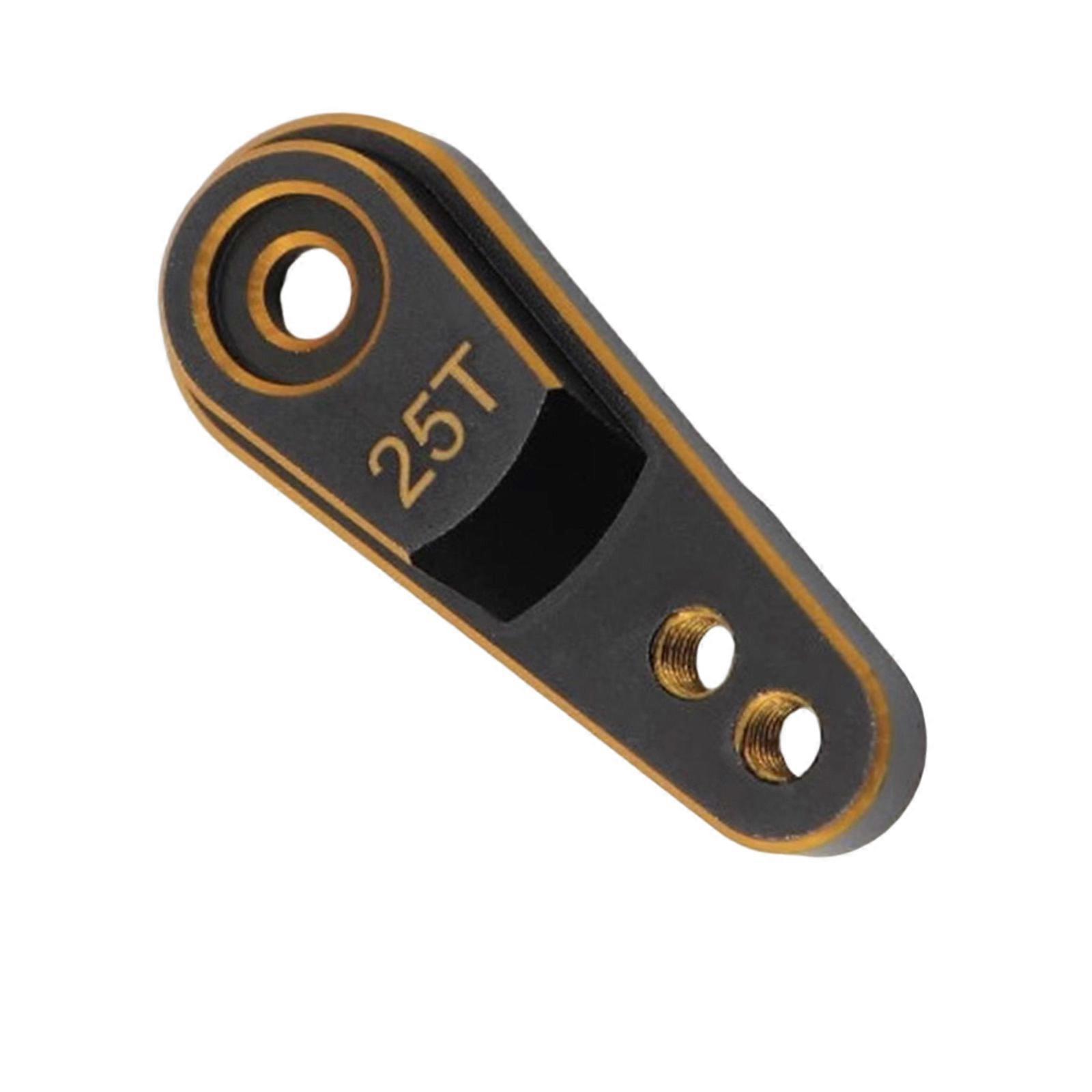 Professional Strong Aluminum Servo Arm 25T Corrosion Resistant Servo Upgrades Simple Installation for Vehicle  Red