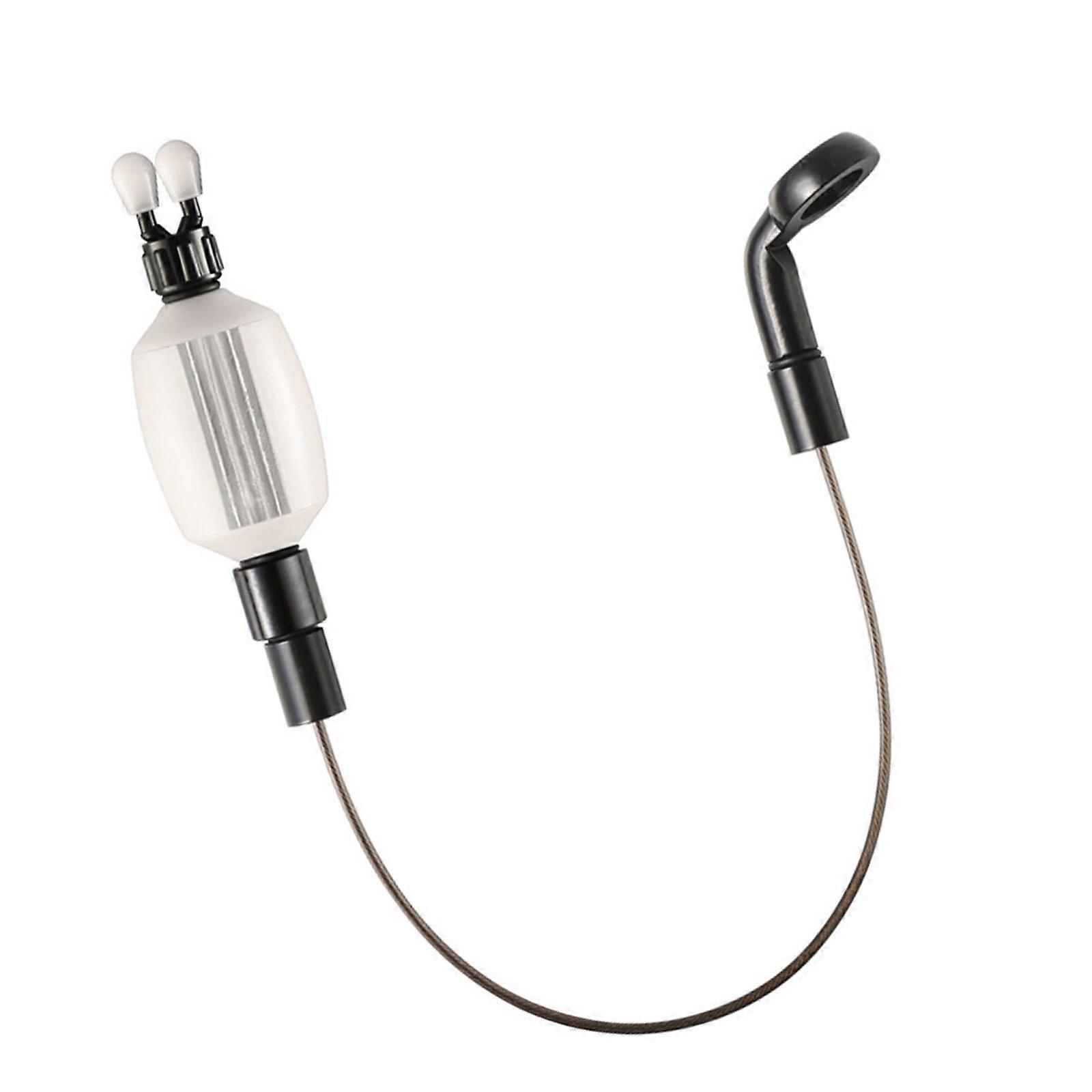 Sensitive Fishing Line Alarm Nonslip Chain Portables Fishing Indicator With Quick Reaction Hanger Rack Fishing Tool  White