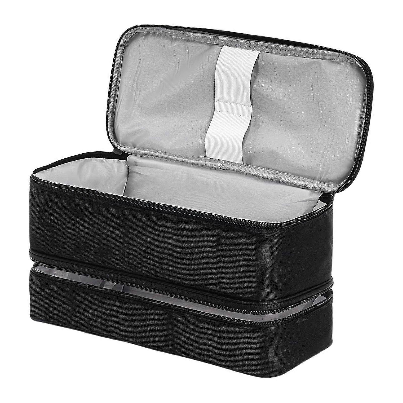 Multipurpose Styling Set Organizers Double Storage Layers Secure Machine Compartment Long Time Use Closure Designs Multicolor