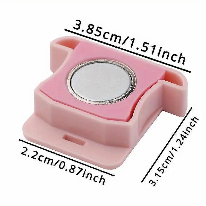 1 Piece multicolor magnetic sewing machine guide with anti-roll fabric protector and scale positioner