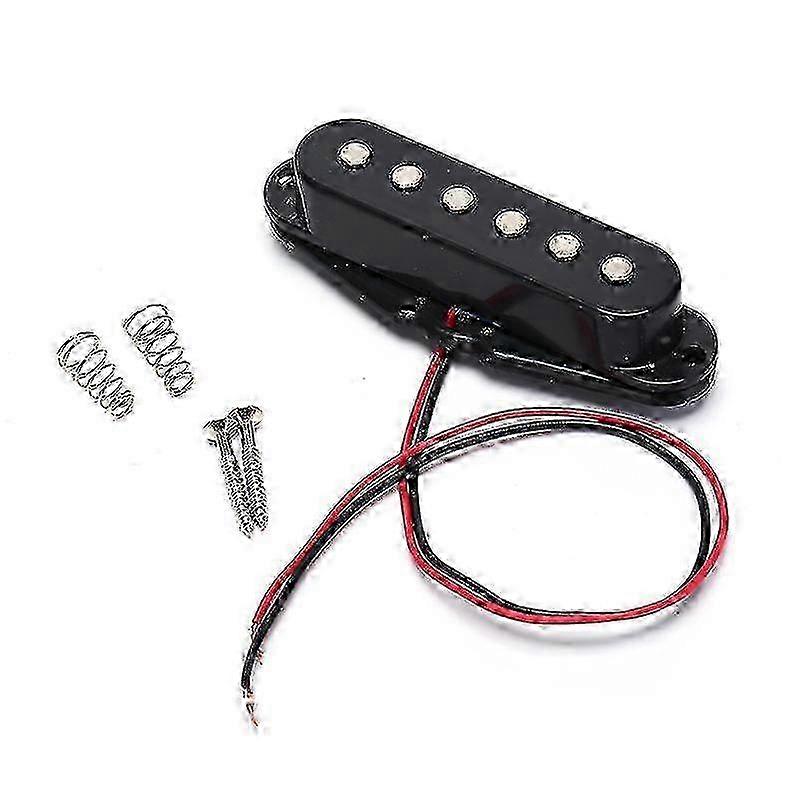 2025 1pc Black Single Coil Sound Pickup for 6 Strings Electric Guitar Harmonious - FFY