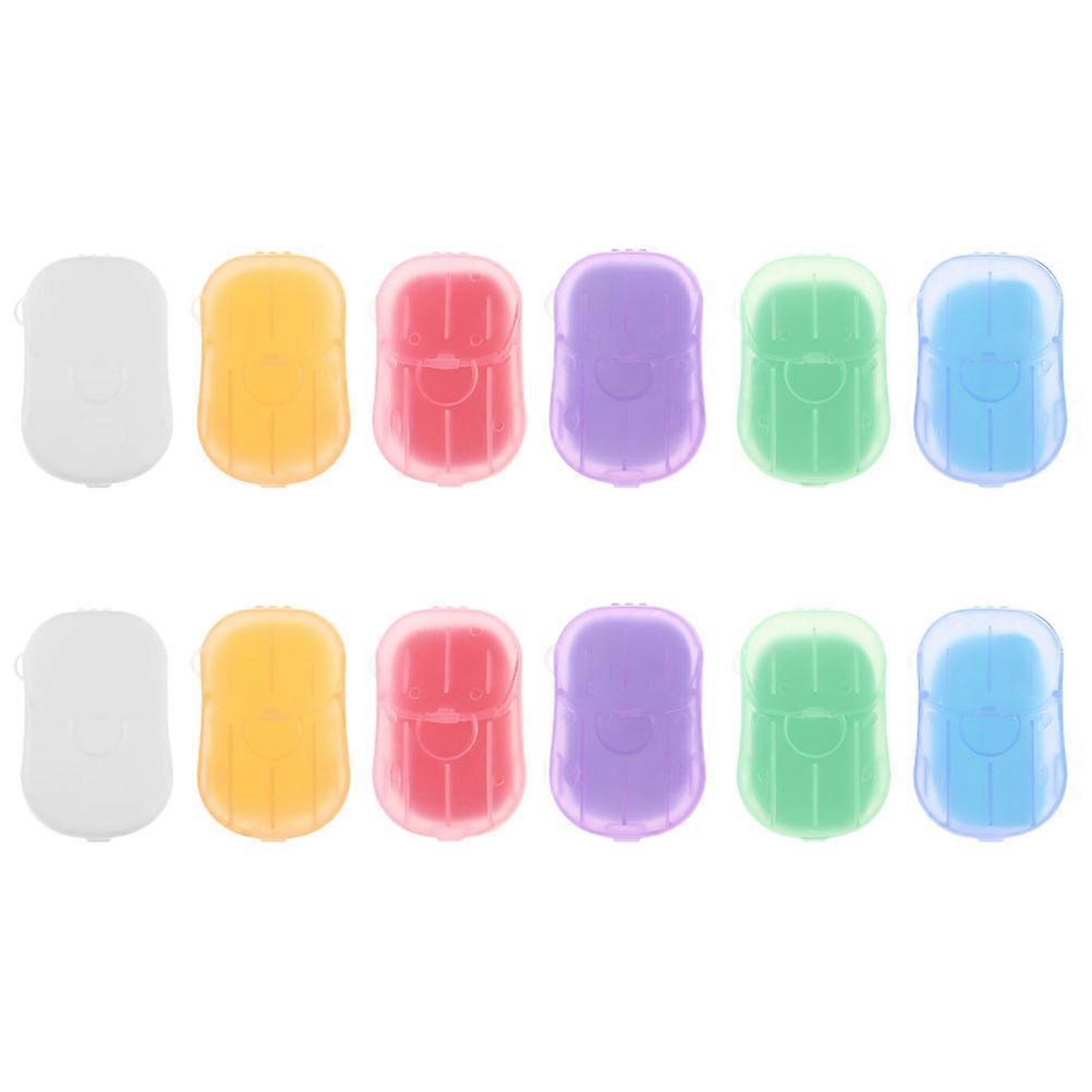 Hand Soap Sheets for Traveling Portable Soap Paper for Camping 12 Boxes